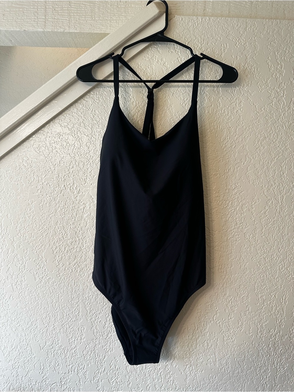 Calvin Klein Black womens' One-Piece Swimsuit with Strappy Back